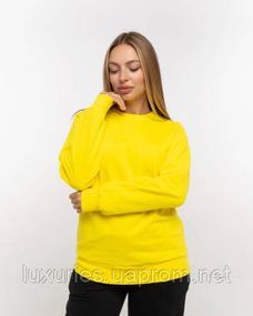 Жіночий світшот українського бренду, теплий жіночий світшот з начосом - 12 кольорів на вибір, зимній світшот