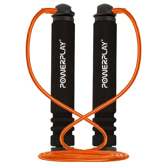Скакалка PowerPlay 4205 Classic Plus Jump Rope Помаранчева 2,7 м