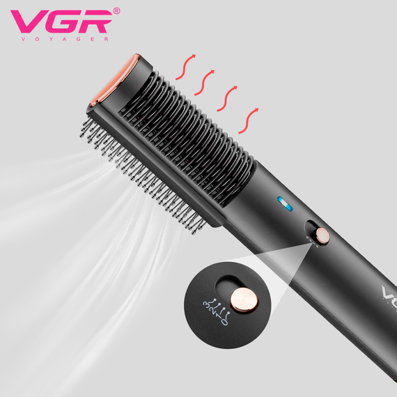 Фен стайлер VGR 3 в 1 V-490, 3 режими, змінна насадка, керамічне покриття | Зображення 4