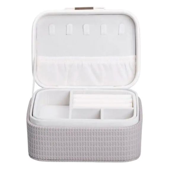 Скринька для прикрас з еко шкіри 15.5×11.5×8.5 ​​органайзер для ювелірних виробів HP-5-37BE