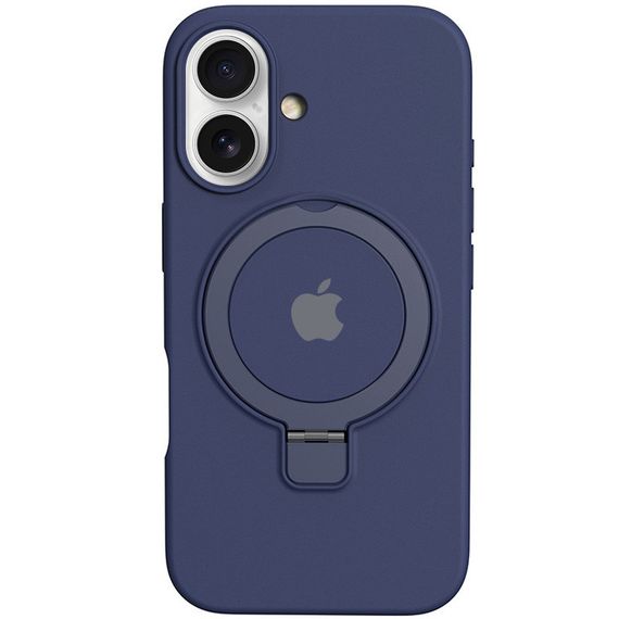 Чохол Silicone Case Full Protective with Ring для Apple iPhone 16 (6.1")