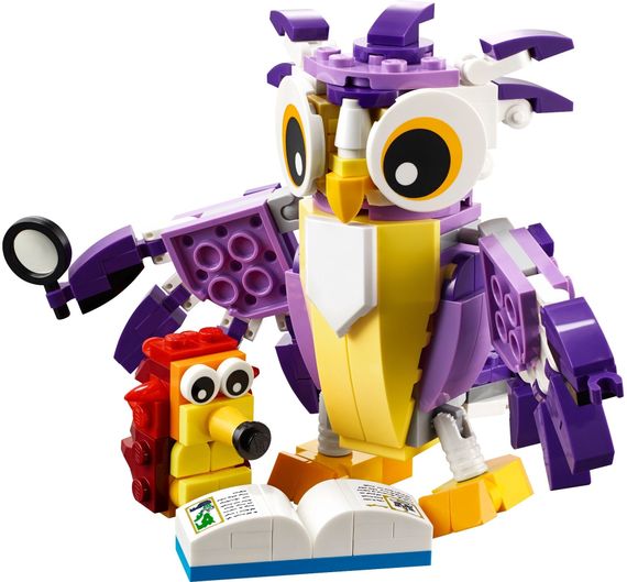 Конструктор LEGO Creator Фантастичні лісові істоти 31125 (31125) | Зображення 6