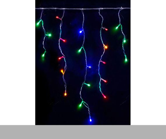 Xmas гірлянда LED 120 сосулек з RGB підсвічуванням XPRO 5М (47673-7234_676)