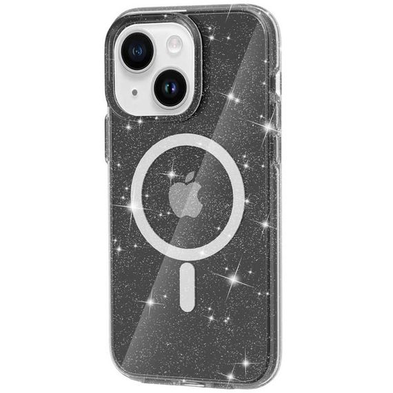 Чохол TPU Galaxy Sparkle (MagFit) для Apple iPhone 15 (6.1") | Зображення 1