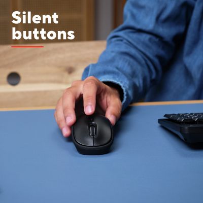 Мышка Trust Yvi+ Silent Wireless/Bluetooth Glossy Black (25512) | Зображення 2