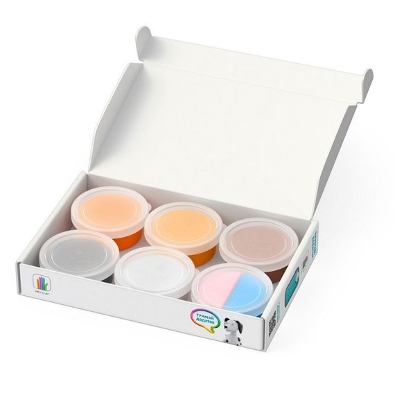 Набор пластилина "Собаки-Друзья: Далматинец Турбо, Лабрадор Ням-Ням, Бигль Воки" ЛИПАКА 60058-UA01 самостоятельно затвердевает | Зображення 1