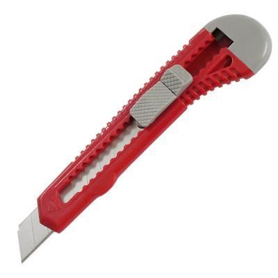 Нож канцелярский Axent 18 мм, blister, gray-red (6502-А) - Топ Продаж!