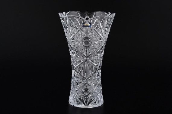 Ваза стеклянная для цветов Bohemia Miranda Nova 25 см 89001/99018/250 | Зображення 4