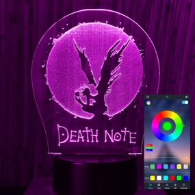 Акриловый светильник-ночник управление с телефона Тетрадь смерти tty-n000781