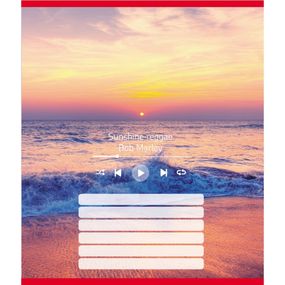 Тетрадь ученическая "Мелодия природы" 024-550252K-2 в линию, 18 листов