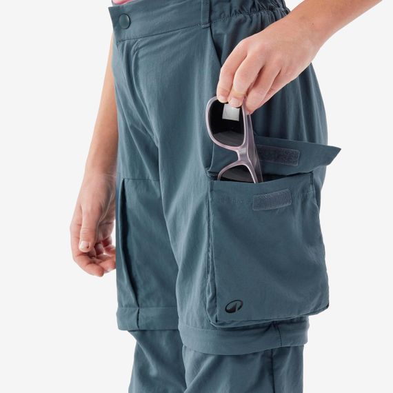 Штани модульні дитячі MH500 для гірського туризму блакитні - 14-15 р161-172 см | Зображення 7