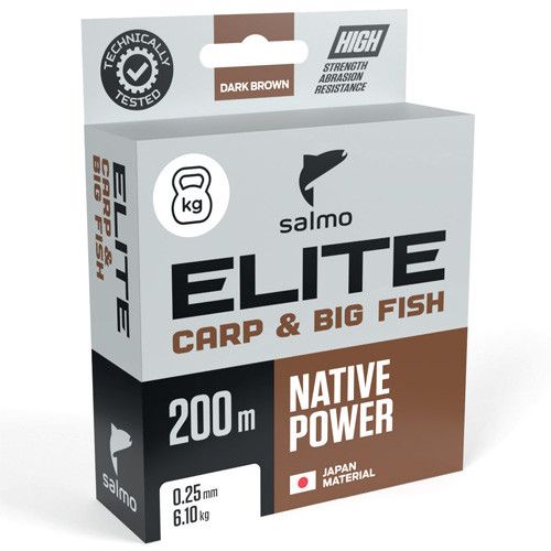 Леска монофильная Salmo Салмо Elite CARP & BIG FISH 200/035