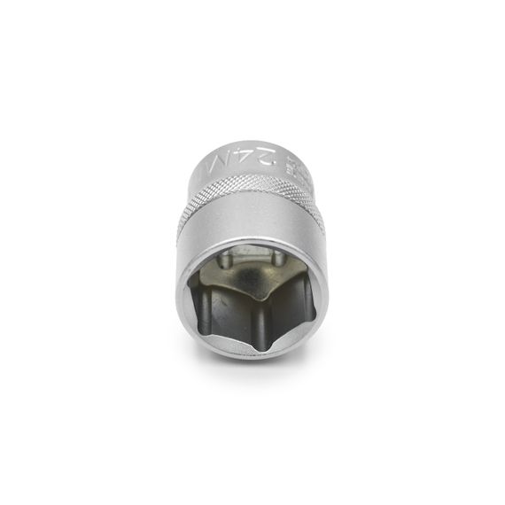 Головка торцева шестигранна, 1/2IN, коротка, SW24, RED STRIPE | Зображення 1
