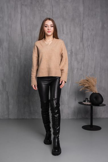 Ботфорты женские зимние Fashion Sleipnir 3886 37 размер 24 см Черный | Зображення 9