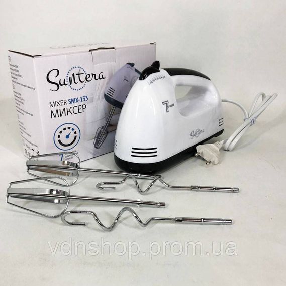 Міксер для приготування тіста і кремів, Кухонний ручний міксер хороший для тіста на кекс SX-73 | Зображення 4