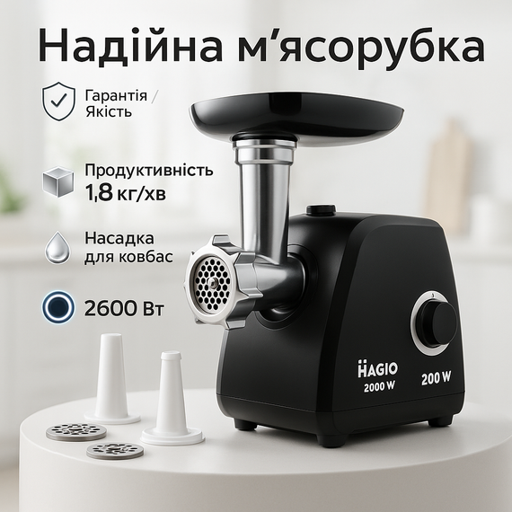 М'ясорубки з реверсом, Електрична м'ясорубка з високою потужністю 'ясорубка для професійної кухні CM-94