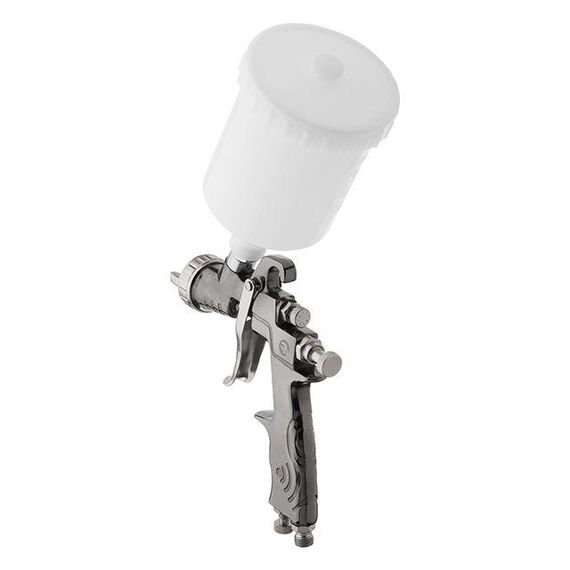 Фарбопульт пневматичний LVLP, з редуктором, верхній пластиковий бачок INTERTOOL PT-01301 | Зображення 3