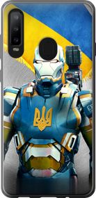 Чехол на Samsung Galaxy A8S Украинский киборг "980u-1636-17620"