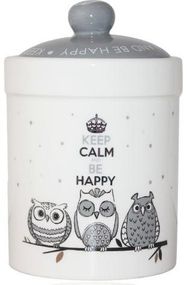 Банка керамічна Be Happy "Совушки» 990мл