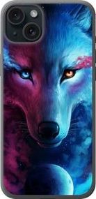 Чохол на iPhone 15 Plus Арт-вовк із силікону FCh_005398