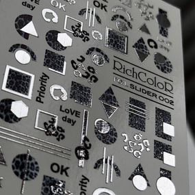 Фольгований слайдер RichColor 002 на водяній основі (6.5x9.5см)