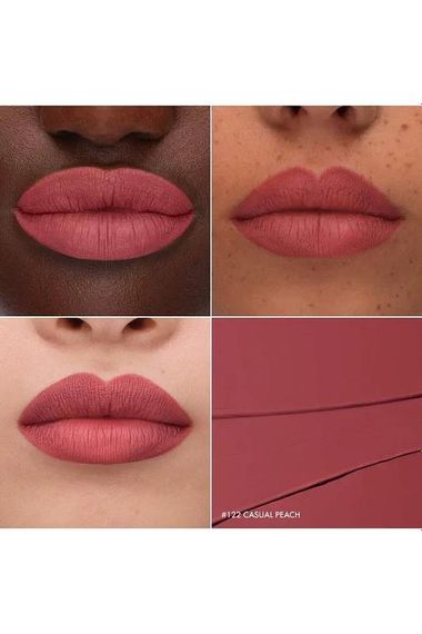 Рідка матова помада Sephora Cream Lip stain - 122 Casual Peach (5 ml) | Зображення 1