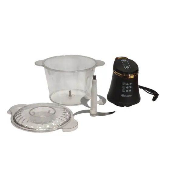 Подрібнювач електричний / Кухонний блендер чоппер із чашею Domotec MS 7041 600Вт 3л 32х22х12 см | Зображення 3