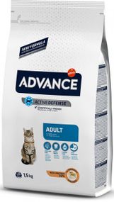 Корм Advance Cat Chicken & Rice сухой с курицей и рисом для взрослых котов 1.5 кг