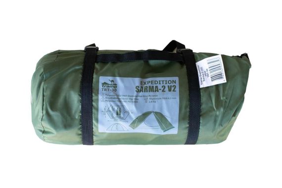 Намет Tramp Sarma 2 ультралегкий двомісний хабової конструкції, Туристичний намет тramp для трекінгу, риболовлі | Зображення 9