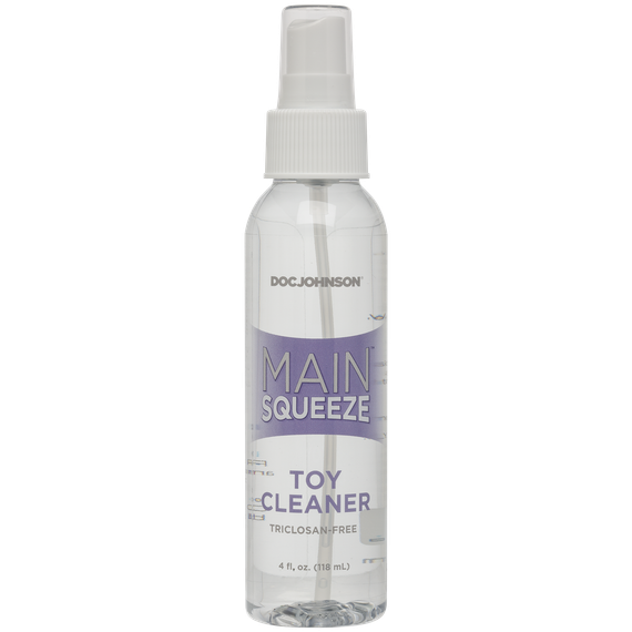 Очищувальний засіб для іграшок Doc Johnson Main Squeeze Toy Cleaner (118 мл) антибактеріальний