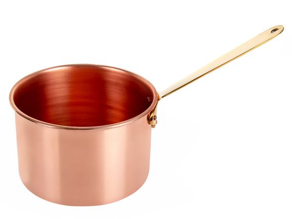 Медный порционный ковш с длинной ручкой Chef Professional Mini, 500 мл (12 см)