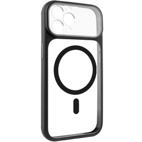 Чохол TPU+PC GETMAN Moon Clear with Magnetic Fit для Apple iPhone 12 Pro Max (6.7") Black