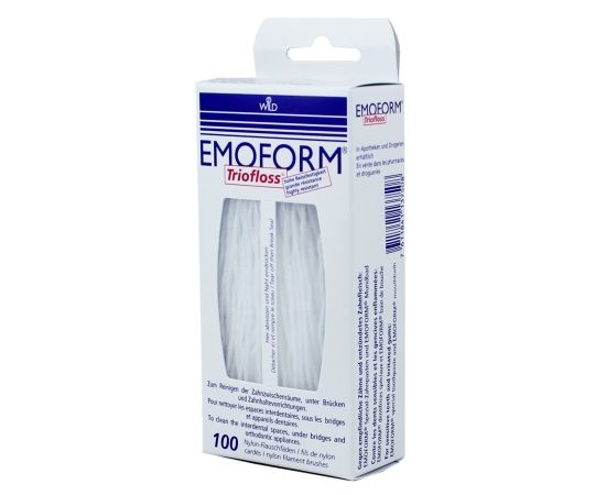 Триофлос Dr. Wild EMOFORM Triofloss, суперміцний, 1 уп. x 100 шт.