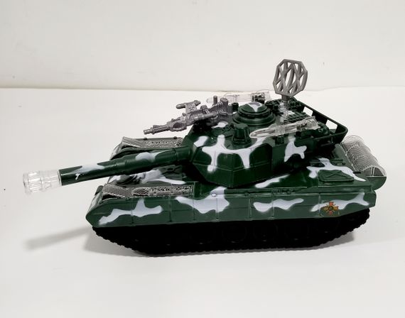 Танк M 1 A2-C "Armed Chariot", інерція, тріщатка, в слюді (6990580110067) Зелений | Зображення 2