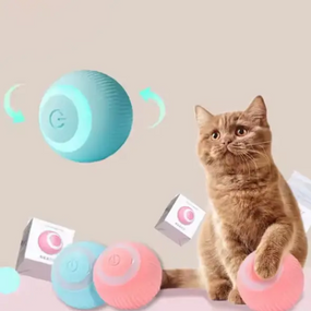 Интерактивный мяч игрушка для кошек, мячик с моторчиком для животных CatToy 1, вращающийся смарт-мяч