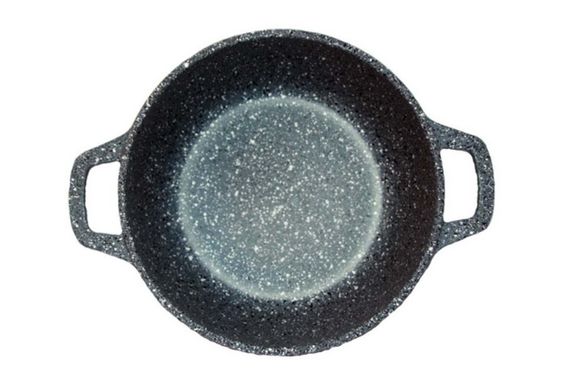 Каструля антипригарна Biol — 240 мм x 3,6 л Granite Grey | Зображення 1