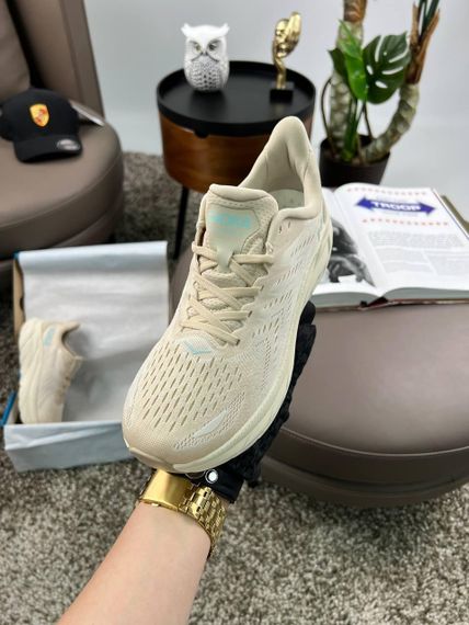 Кроссовки HOKA Clifton 8 Beige Стиль та комфорт на кожен день весна / літо / осінь B4151 | Зображення 4