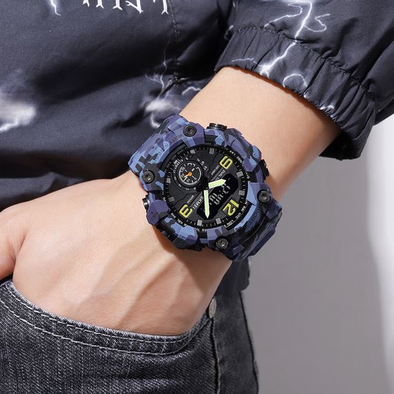 Чоловічий годинник Skmei 1965CMBU Camo Blue | Зображення 2