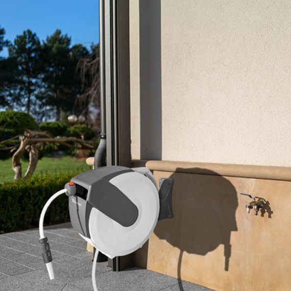 Котушка автоматична Bradas WHITE LINE зі шлангом та аксесуарами 1/2" 35 м WL-W6B35 | Зображення 1