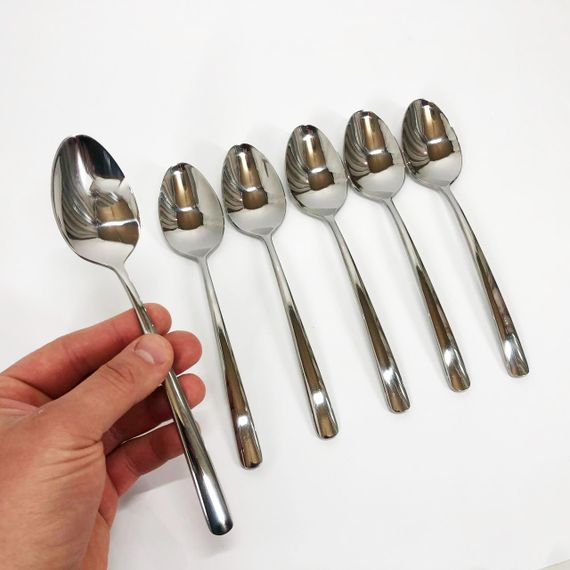 Набір десертних ложок Con Brio 6 предметів CB-3607 YR-92 | Зображення 4