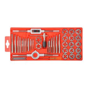 Набір плашок M3-M12 і позначників M3-M12, 40 од. INTERTOOL SD-80401