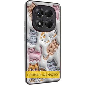 TPU+PC чохол Prisma Fluffie для Xiaomi Redmi Note 14 4G (Int. version) Kittens