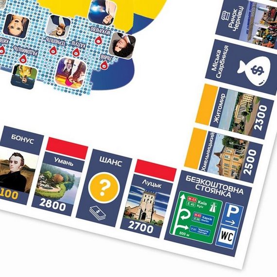 Настольная игра "Монополия Украины" PLR-0044 на украинском языке | Зображення 7