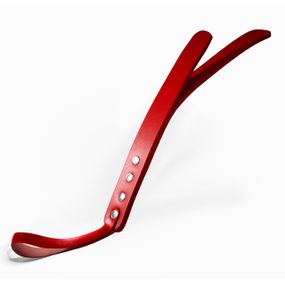 Паддл двухслойный Feral Feelings Leather Mini Paddle Red, натуральная кожа, red sexstyle