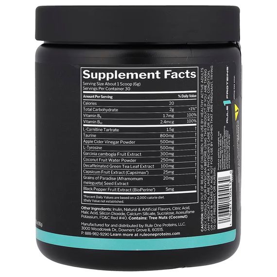 Жиросжигатель Rule One Lean 180 gram (Pineapple Passionfruit) | Зображення 1