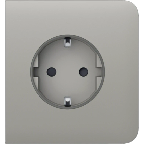 Ajax SideCover (basic) [type F] oyster Фронтальна панель - Розетки