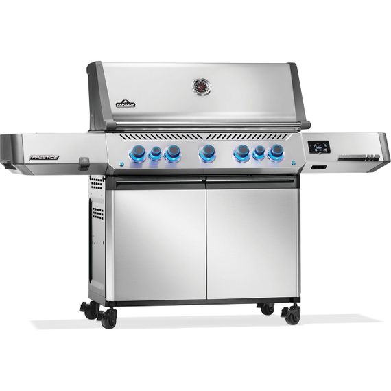 Газовий гриль Napoleon Prestige P 665 Connected з бічною конфоркою Sizzle Zone та вертілем (69632) нерж сталь P665VXRSIBPSS-RC Код: 013840 | Зображення 1