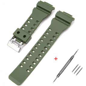 Ремінець для Годинник C2asio G-Shock GA-100/110 Army Green SI