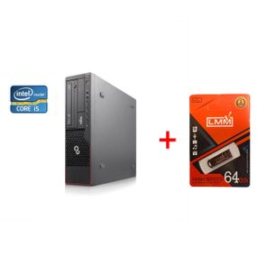 ПК Fujitsu Esprimo E700 E85+ SFF / Intel Core i5-2400 (4 ядра по 3.1 - 3.4 GHz) / 8 GB DDR3 / 500 GB HDD / Intel HD Graphics 2000 / DVD-ROM б/в + Подарунок Флеш-накопичувач USB 64 GB
