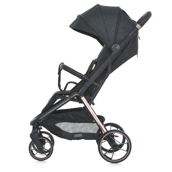 Дитяча прогулянкова коляска BEYA ME 1127-G Black Leo | Зображення 4